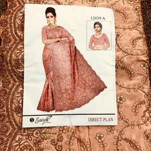 Indian party wear saree